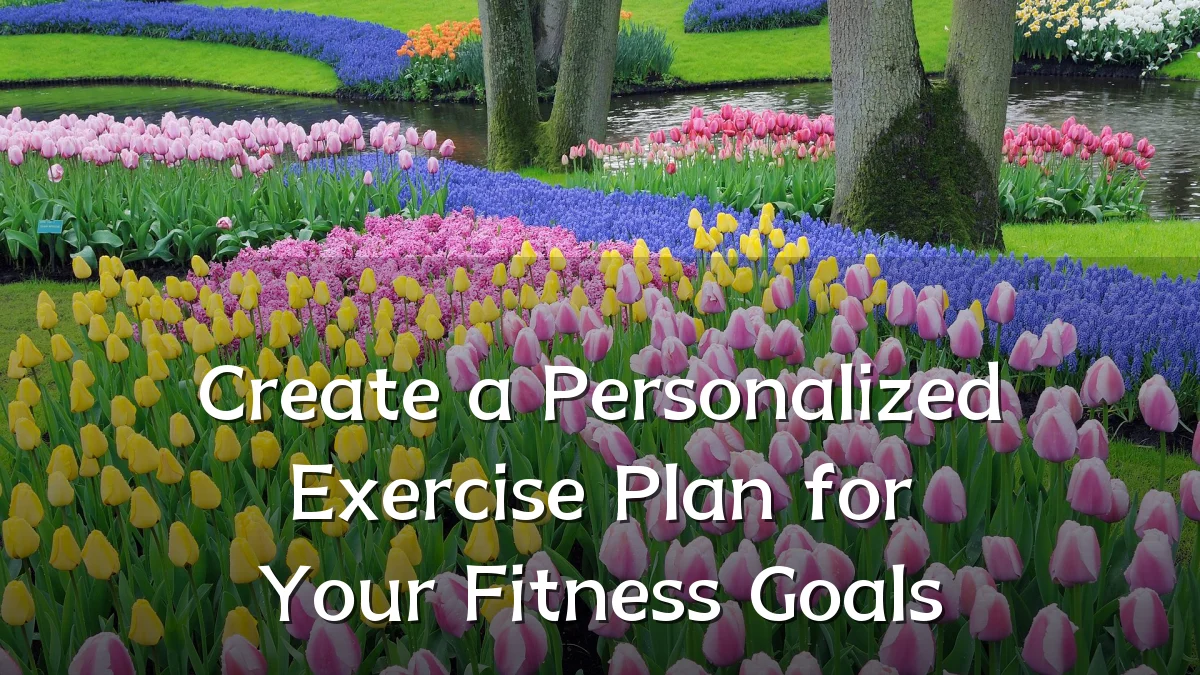 Create a Personalized Exercise Plan for Your Fitness Goals
