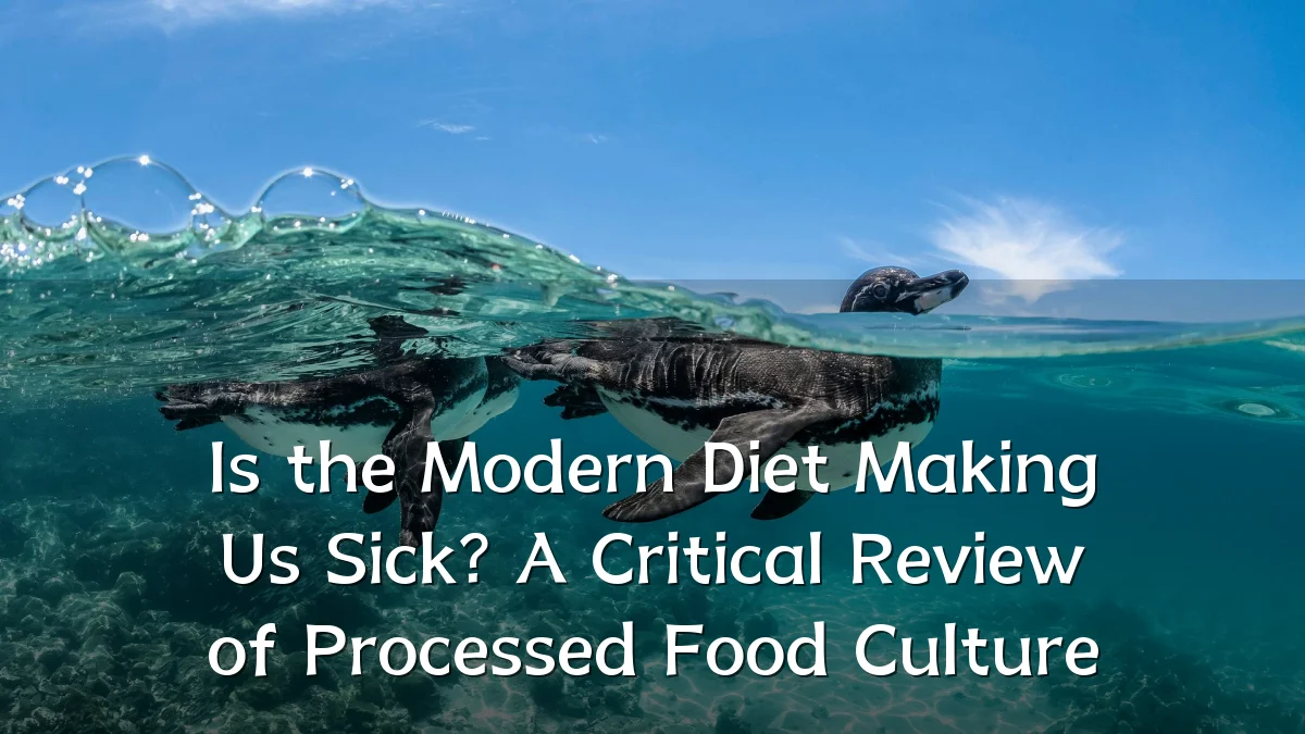 Is the Modern Diet Making Us Sick? A Critical Review of Processed Food Culture