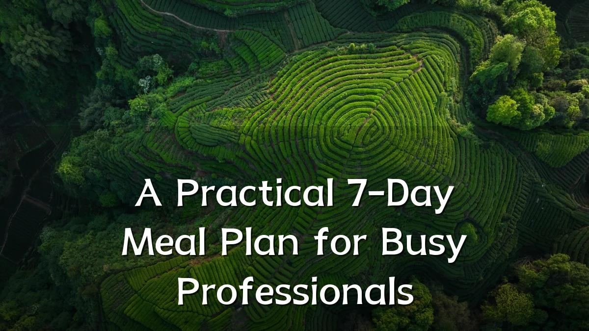 A Practical 7-Day Meal Plan for Busy Professionals