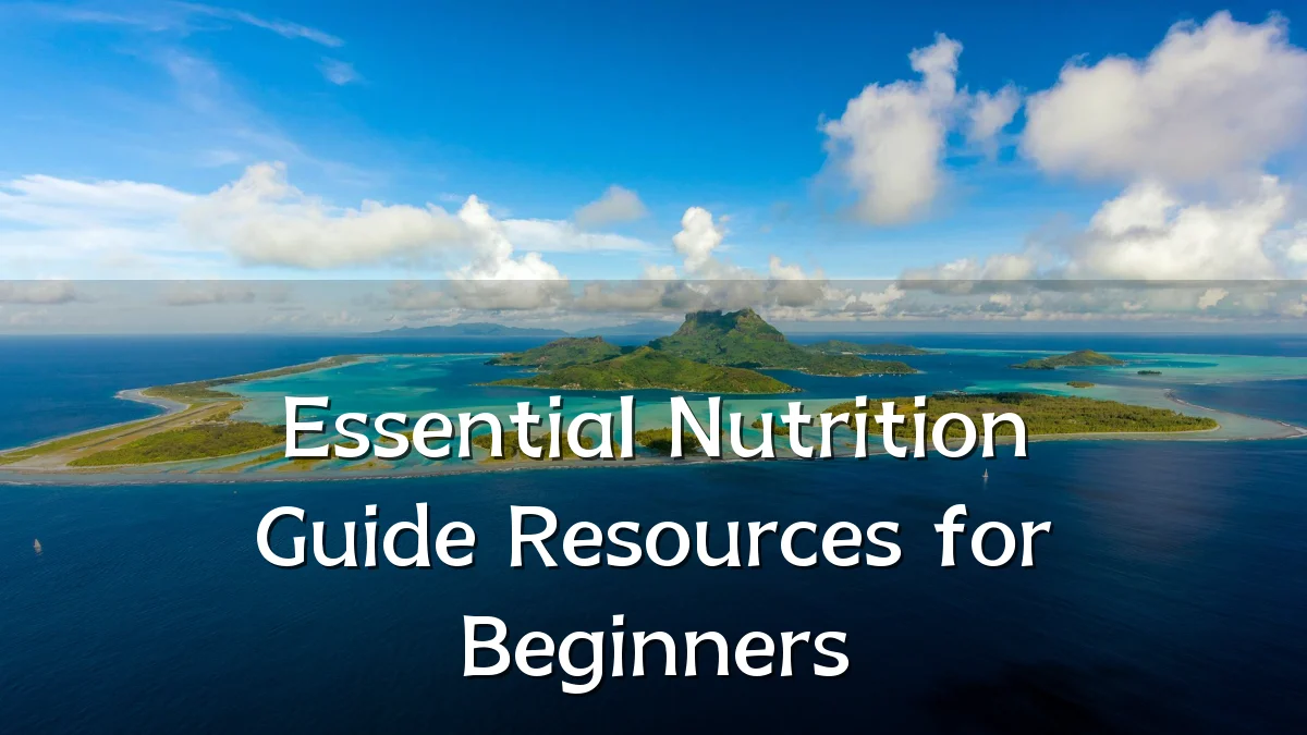 Essential Nutrition Guide Resources for Beginners