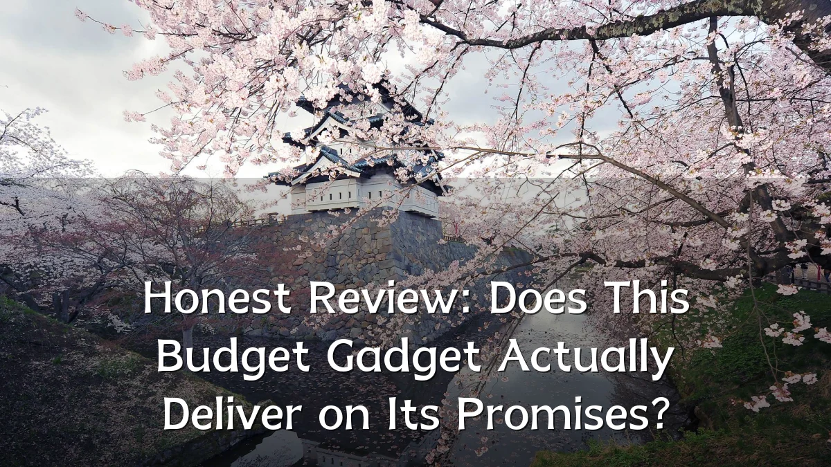 Honest Review: Does This Budget Gadget Actually Deliver on Its Promises?