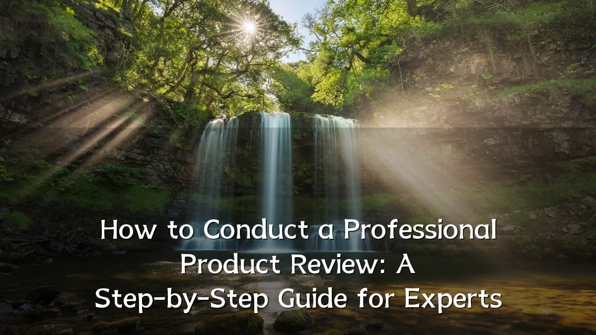 How to Conduct a Professional Product Review: A Step-by-Step Guide for Experts