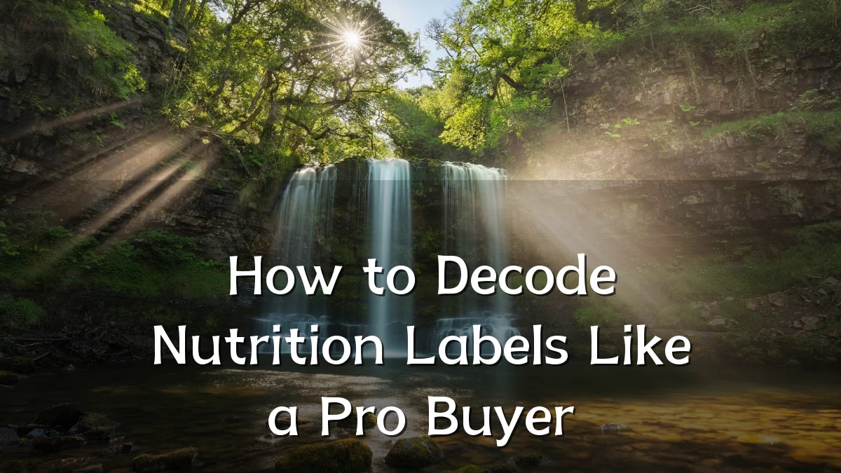 How to Decode Nutrition Labels Like a Pro Buyer