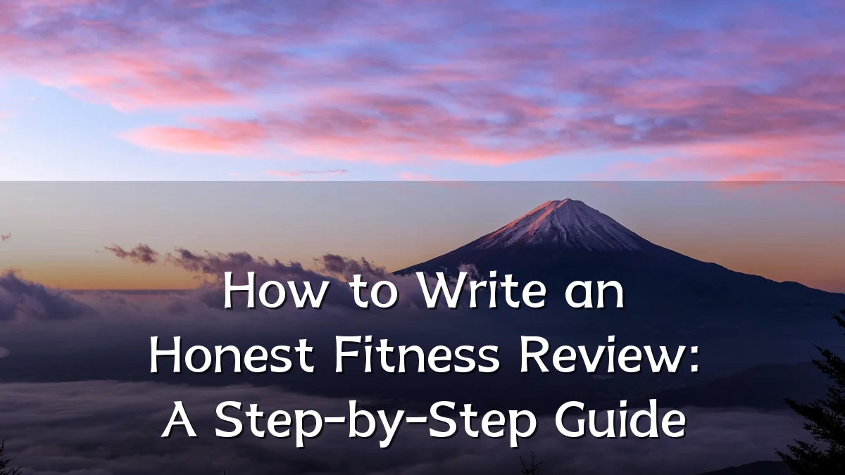 How to Write an Honest Fitness Review: A Step-by-Step Guide