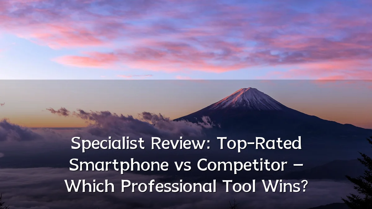 Specialist Review: Top-Rated Smartphone vs Competitor – Which Professional Tool Wins?