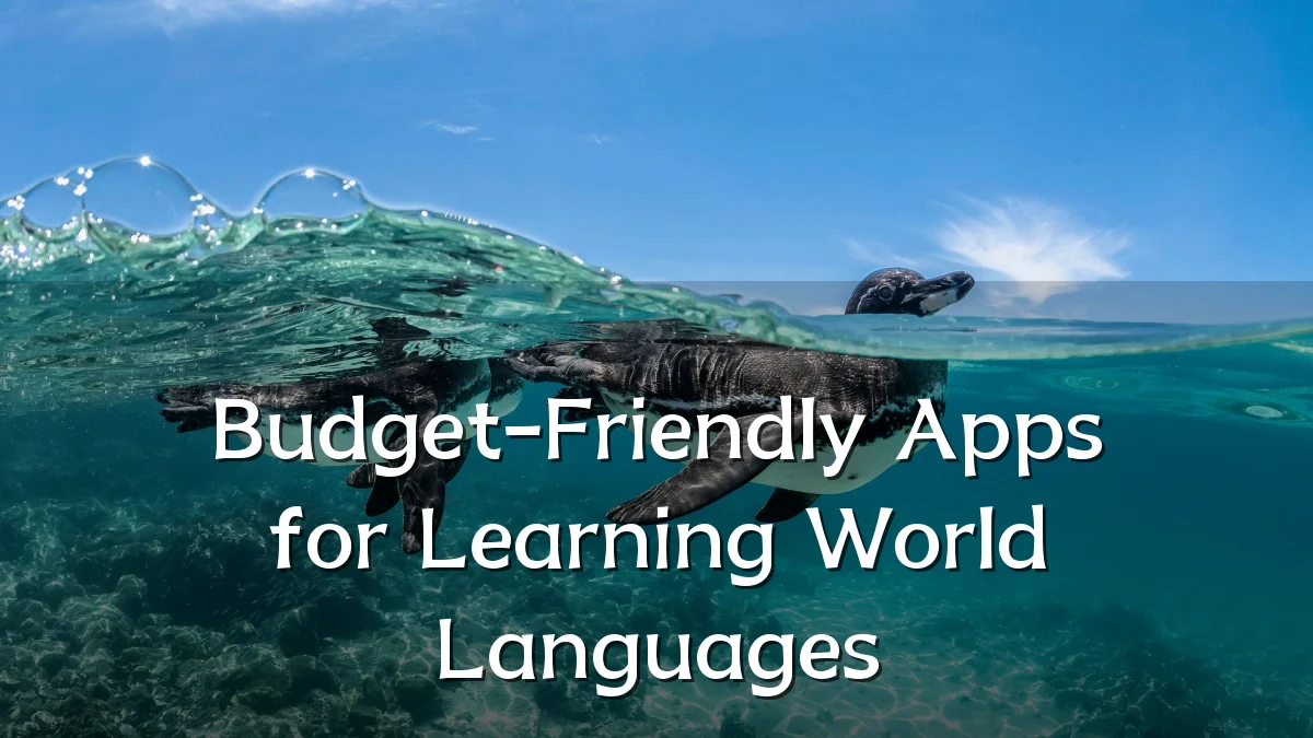 Budget-Friendly Apps for Learning World Languages