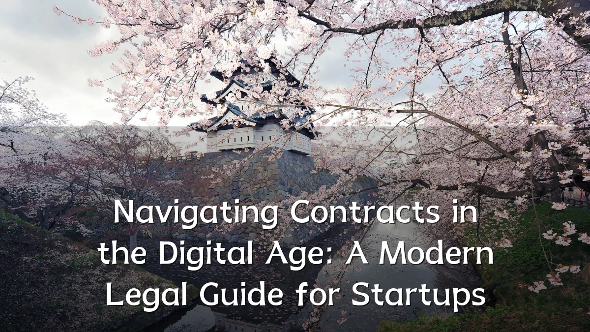 Navigating Contracts in the Digital Age: A Modern Legal Guide for Startups