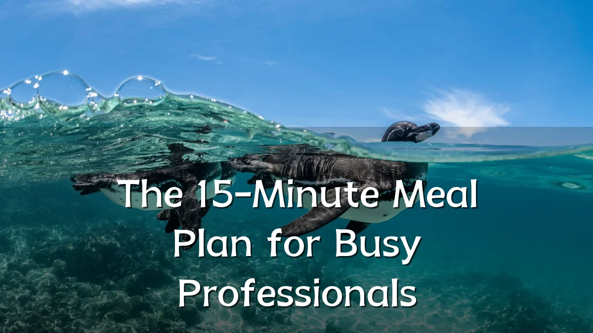 The 15-Minute Meal Plan for Busy Professionals