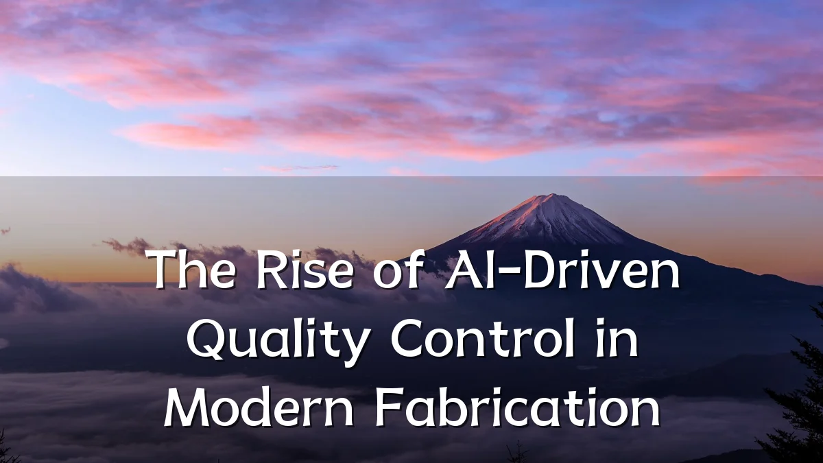 The Rise of AI-Driven Quality Control in Modern Fabrication