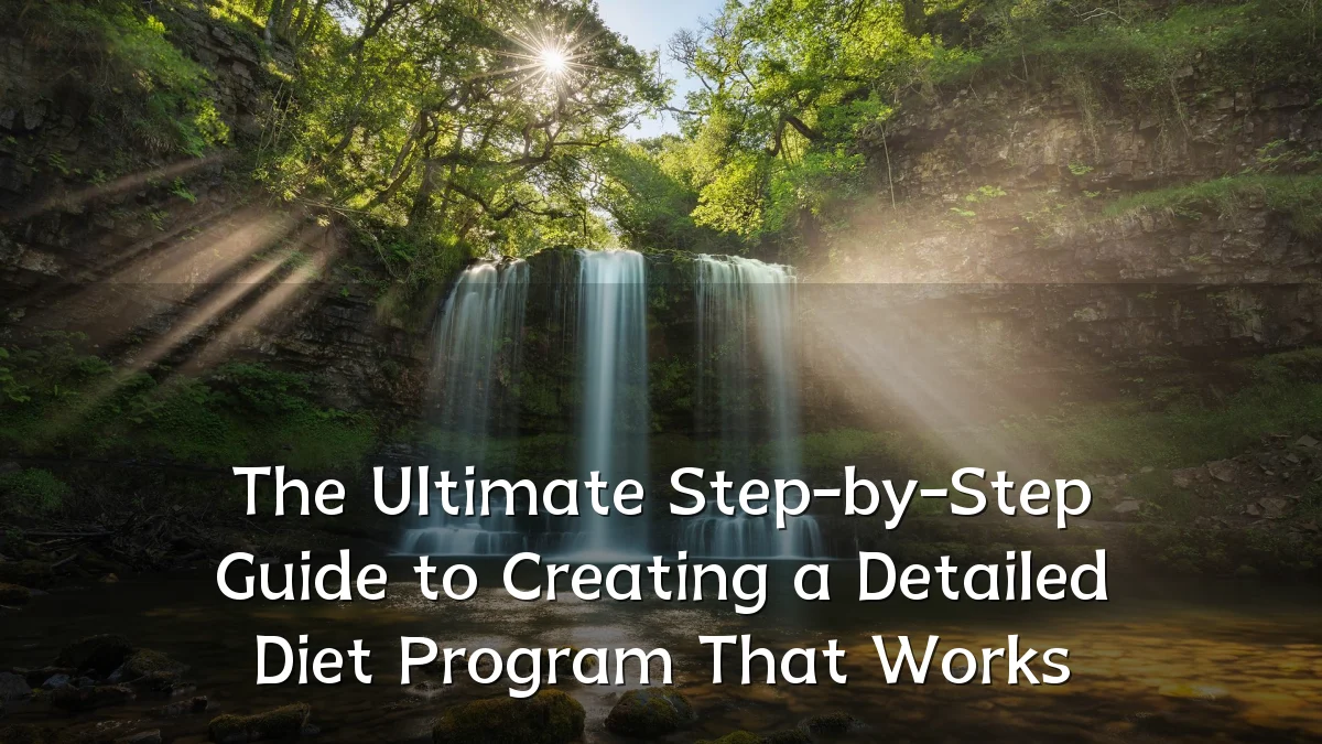 The Ultimate Step-by-Step Guide to Creating a Detailed Diet Program That Works