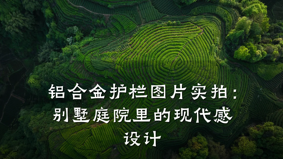 铝合金护栏图片实拍：别墅庭院里的现代感设计